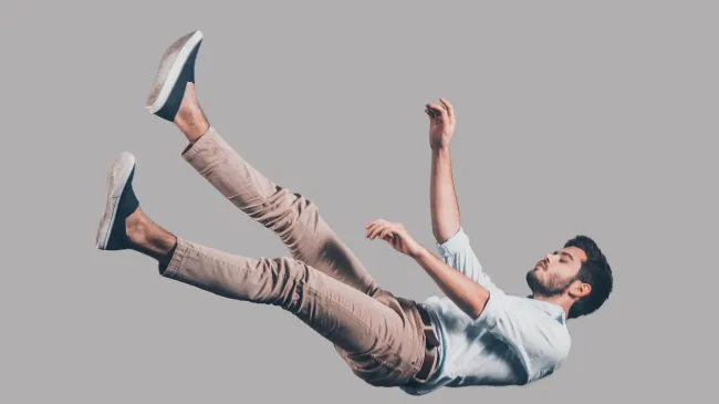 guy falling